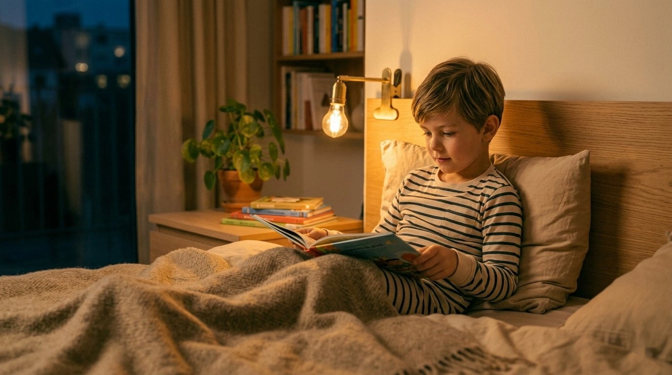 Lampki do czytania dla dzieci - na co zwrócić uwagę