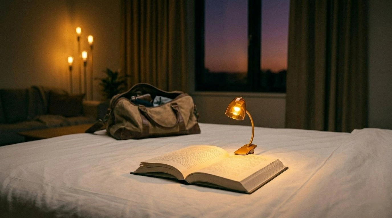 Lampki do podróży - jak zachować wieczorne nawyki