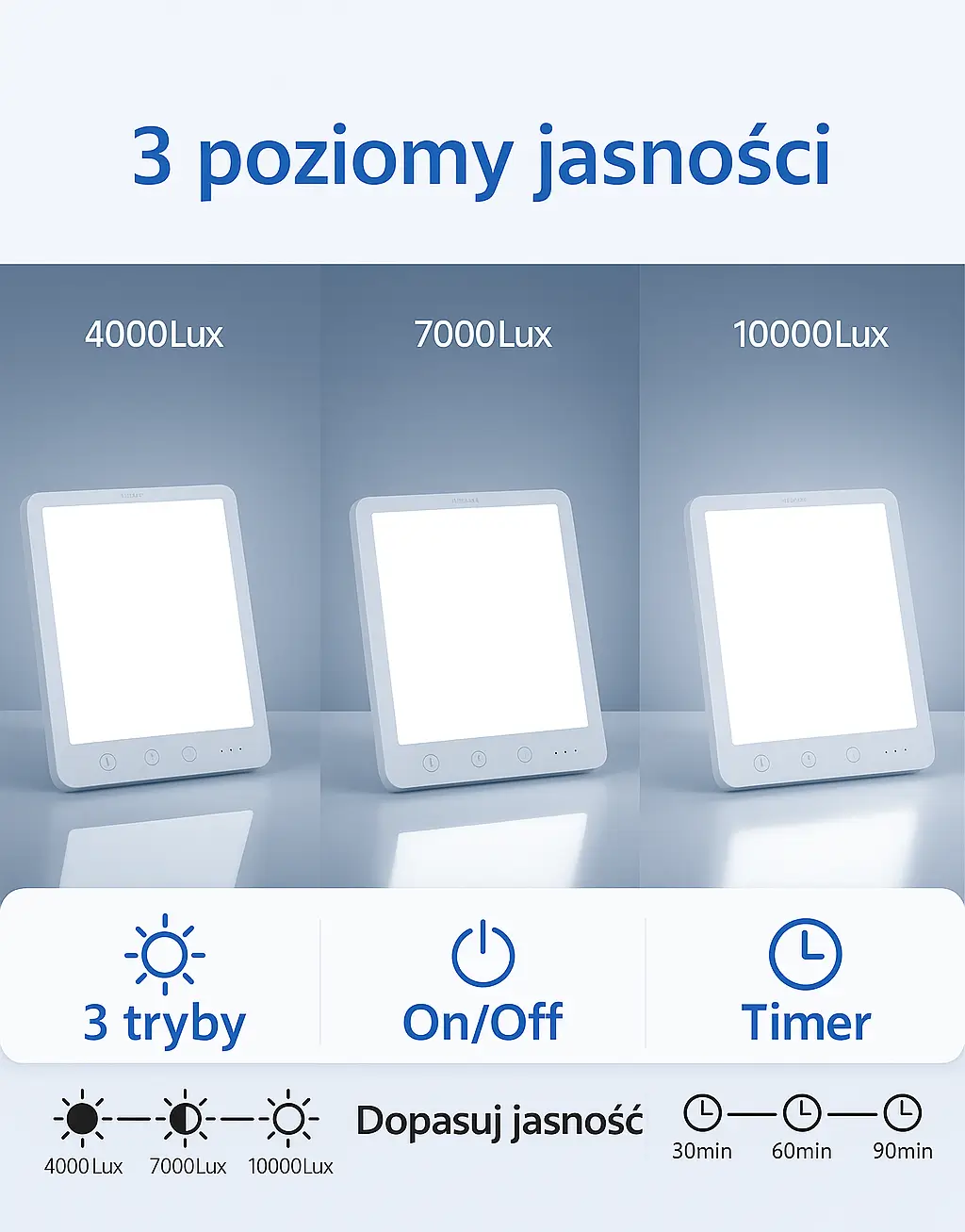 Lampa antydepresyjna do jogi i medytacji