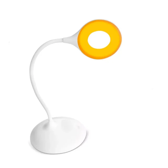 Lampa nocna z pomarańczowym światłem Amber